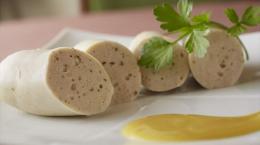 ドイツ産 仔牛の白いフワフワソーセージ ヴァイスブルスト 蜂蜜の入ったマスタード添え