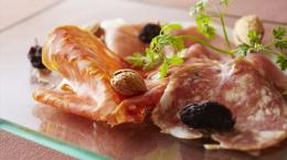 パルマ産生ハム、サラミなど イタリア産ハムの盛り合わせ