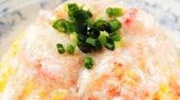 カニ肉入りレタスチャーハン