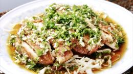 タレ掛け若鶏唐揚げ