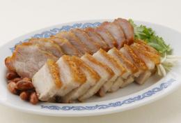 チャーシュー&皮付き豚バラ肉の焼物